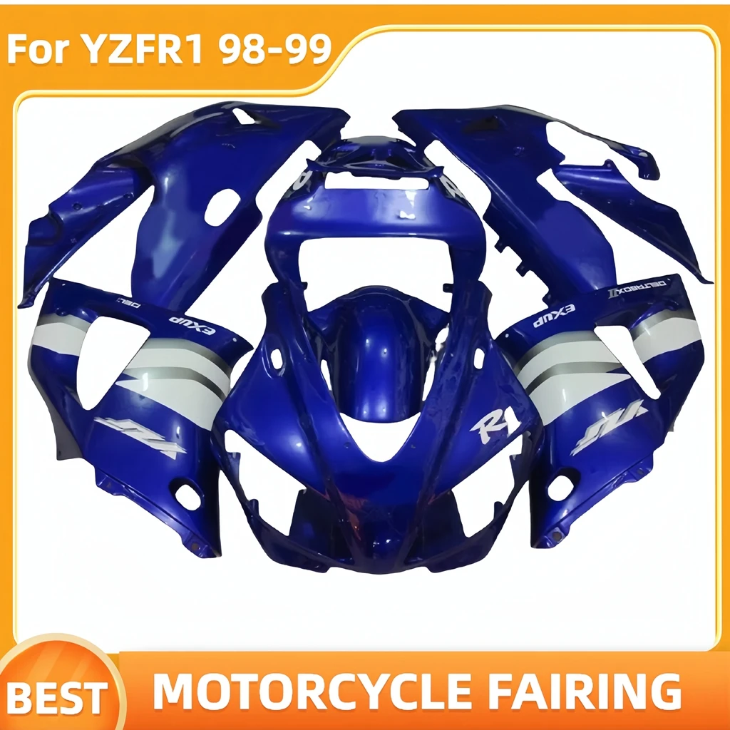 

Высококачественный боди-комплект для YAMAHA 1998 1999 YZF-1000 YZFR1 98 99 инъекция кузов детский спортивный велосипед дорожные гонки ABS обтекатель синий