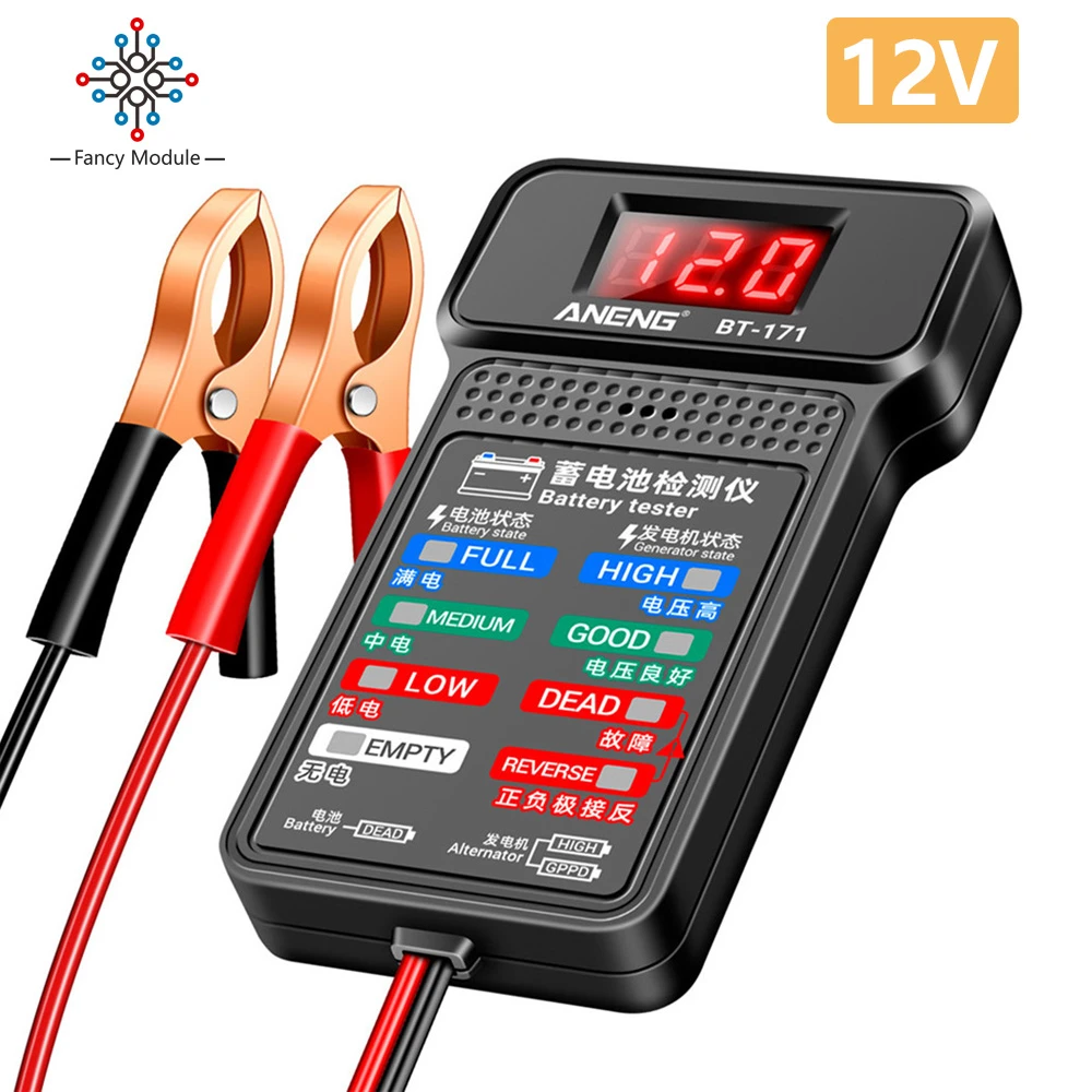 BT 171 12VLCD Digital Battery Tester Auto Battery Analyzer Charging