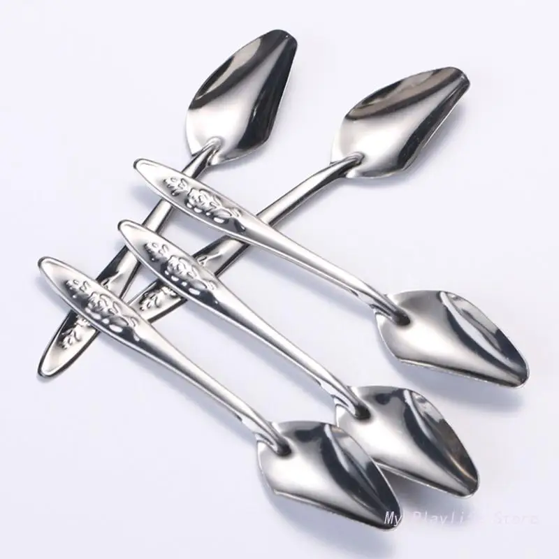 10pcs Baby Bird Feeding Spoons Parrots Feeder Spoons Stainless Steel Hand Feeding for Lovebirds Budgies Cockatiel bird feeder parrot feeder
