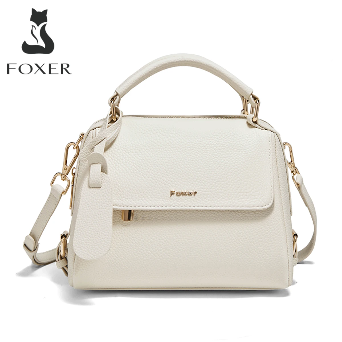 Sac à main femme FOXER 2026 en cuir de vachette