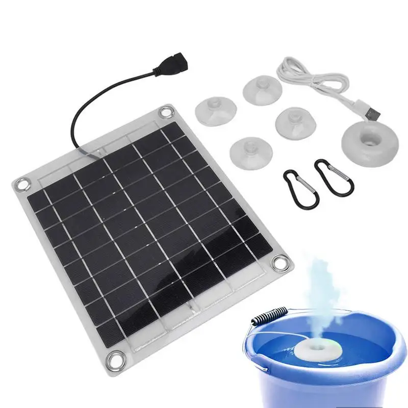 

Solar Panel Humidifier 20W Double Sided Portable USB Atomizer Energy Saving Moisturizing Water Pump Gardening Supplies For