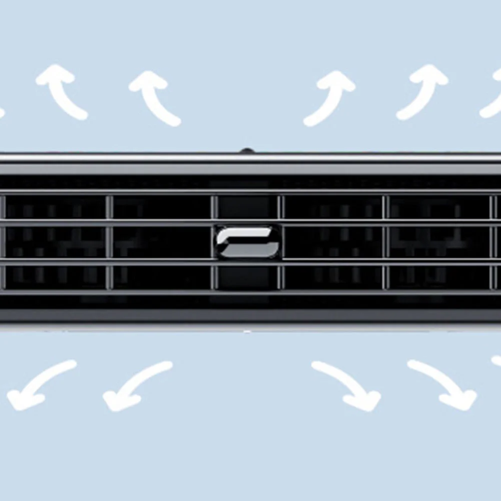 2Pcs Car Rear Seat Headrest Cooling Fan 3 Speeds Adjustable Car Mounted Seat Back Cooling Fan USB Powered for SUV RV Truck Sedan