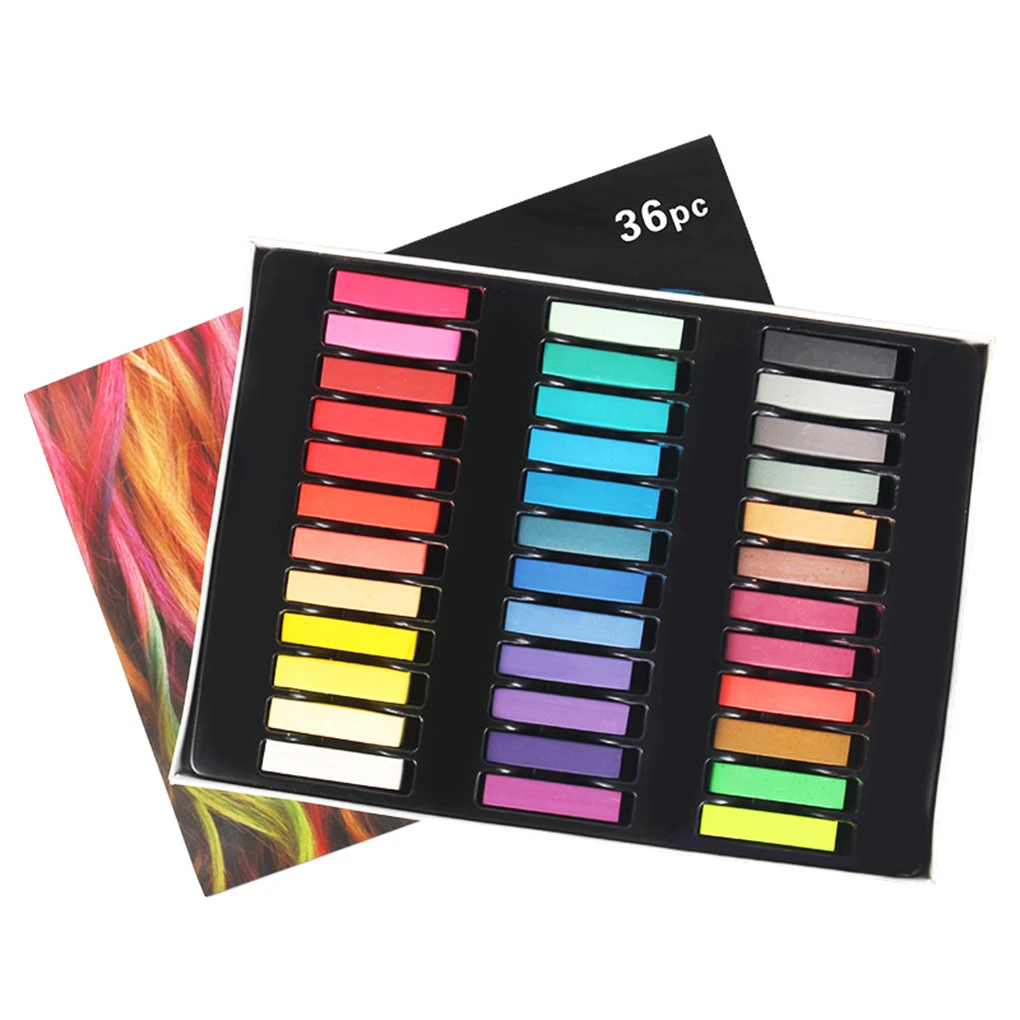 GirlTemporaryHairColorDyeingChalkHairstylingDyeCosplayPerformanceHairdressing