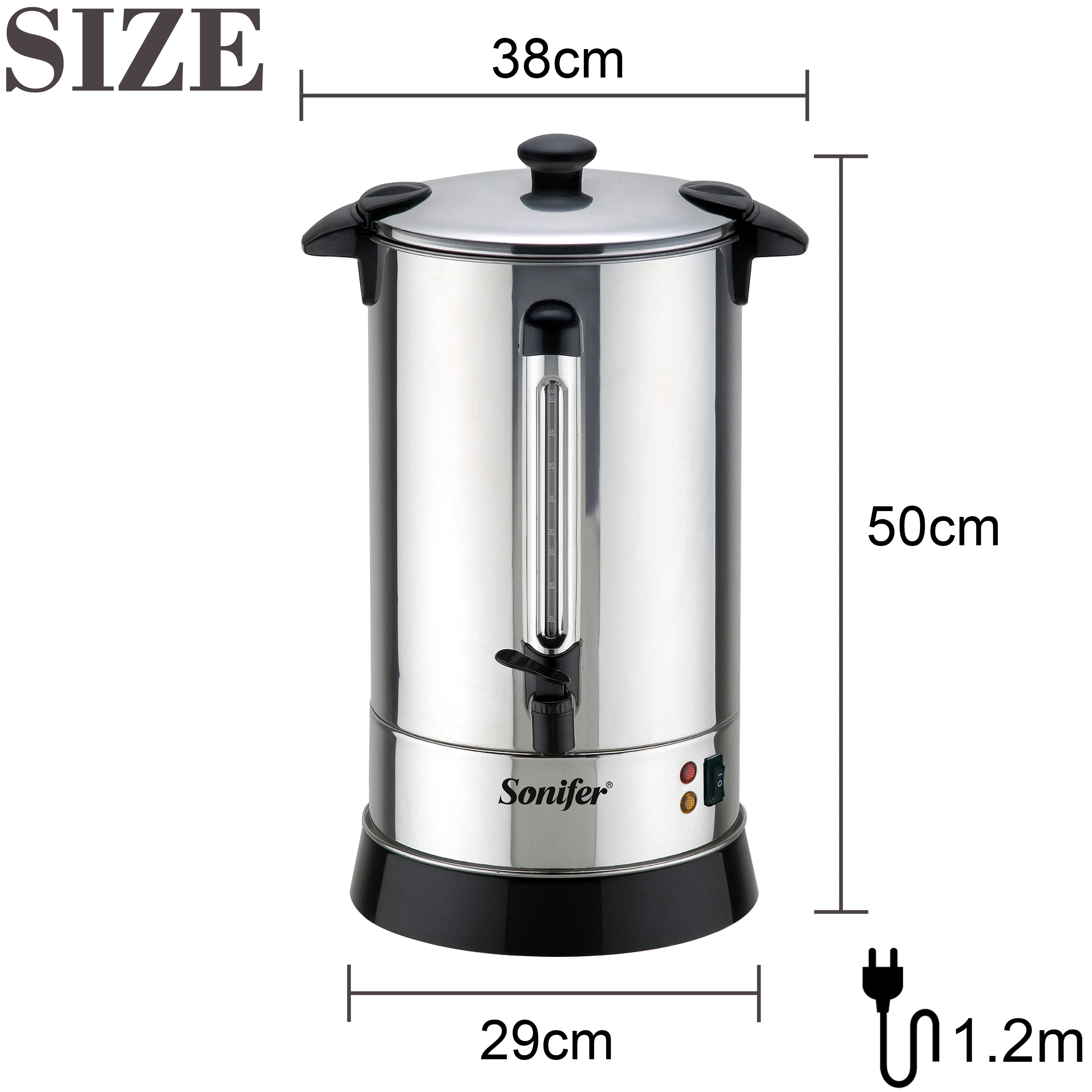 Sonifer 15L Electric Kettle Glass Kitchen Appliances Smart Kettle Whistle Kettle Samovar Tea Thermo Pot Gift SF2074 6