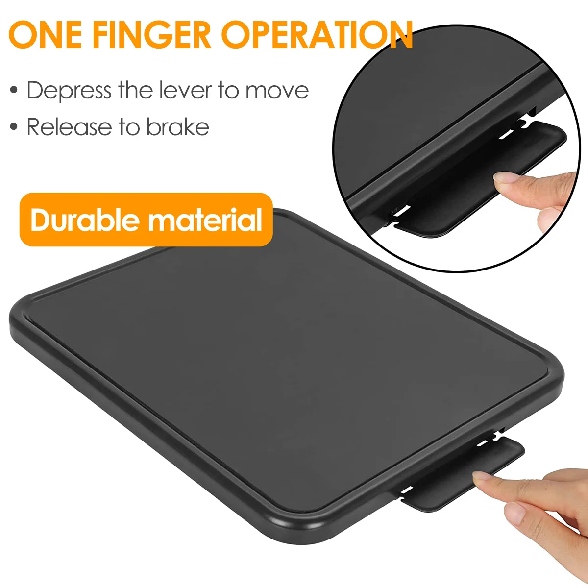 Kitchen Appliance Sliding Tray with Smooth Wheels Below Cabinet Appliance Rolling Tray Non-slip Countertop Sliding Coffee storage tray kitchen tray