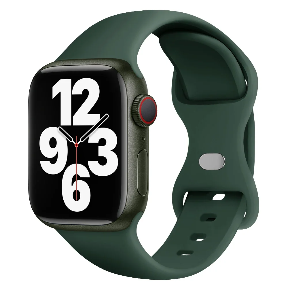 Premium Soft Silicone Smartwatch Band - Versatile Sport Strap Bracelet