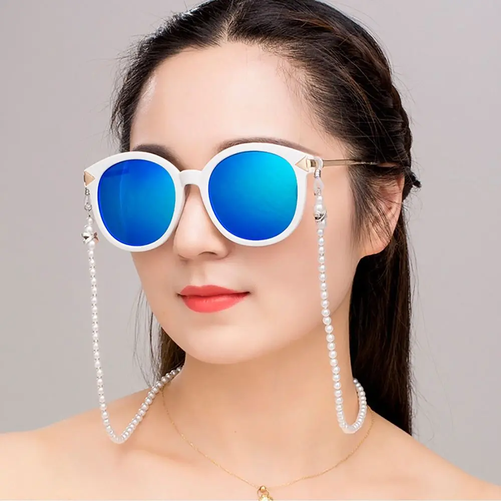 

1PC Imitation Pearl Glasses Straps Sunglasses Beaded Chain Eyeglasses Cord Lanyard Spectacles Strap Eyewear Accessories