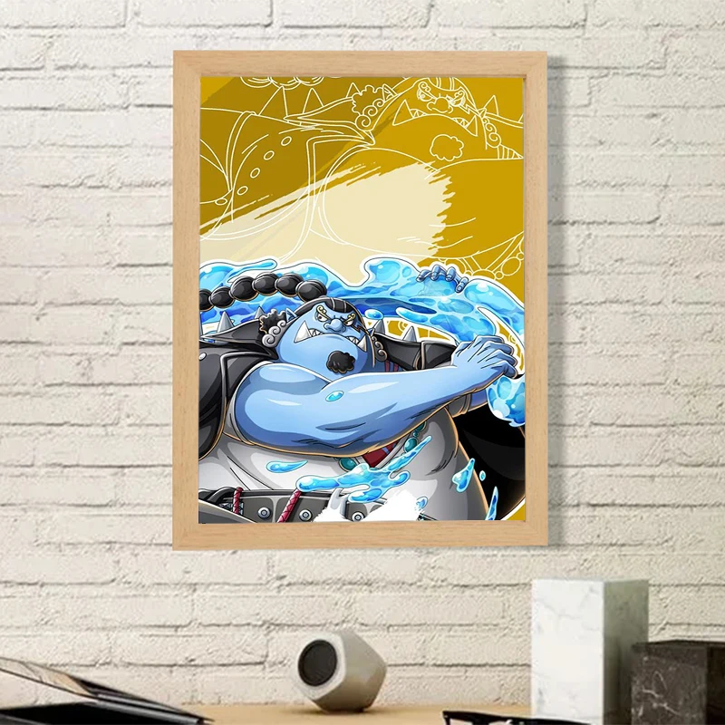 thumbnail image 1 of Pósteres de anime de One Piece para decoración de pared, decoración del hogar de Luffy con envío gratuito, pinturas grandes, póster de decoración moderna para sala de estar, 1 of 4
