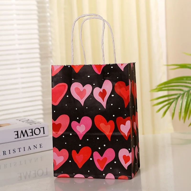 San valentino amore sacchetti di carta Kraft Vintage sacchetti di carta di  colore originale sacchetti della spesa regali abbigliamento imballaggio  sacchetti regalo - AliExpress