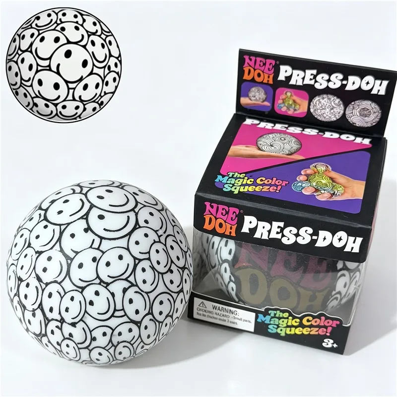 Color-Changing Squishy Stress Relief Ball - Sensory Toy Gift