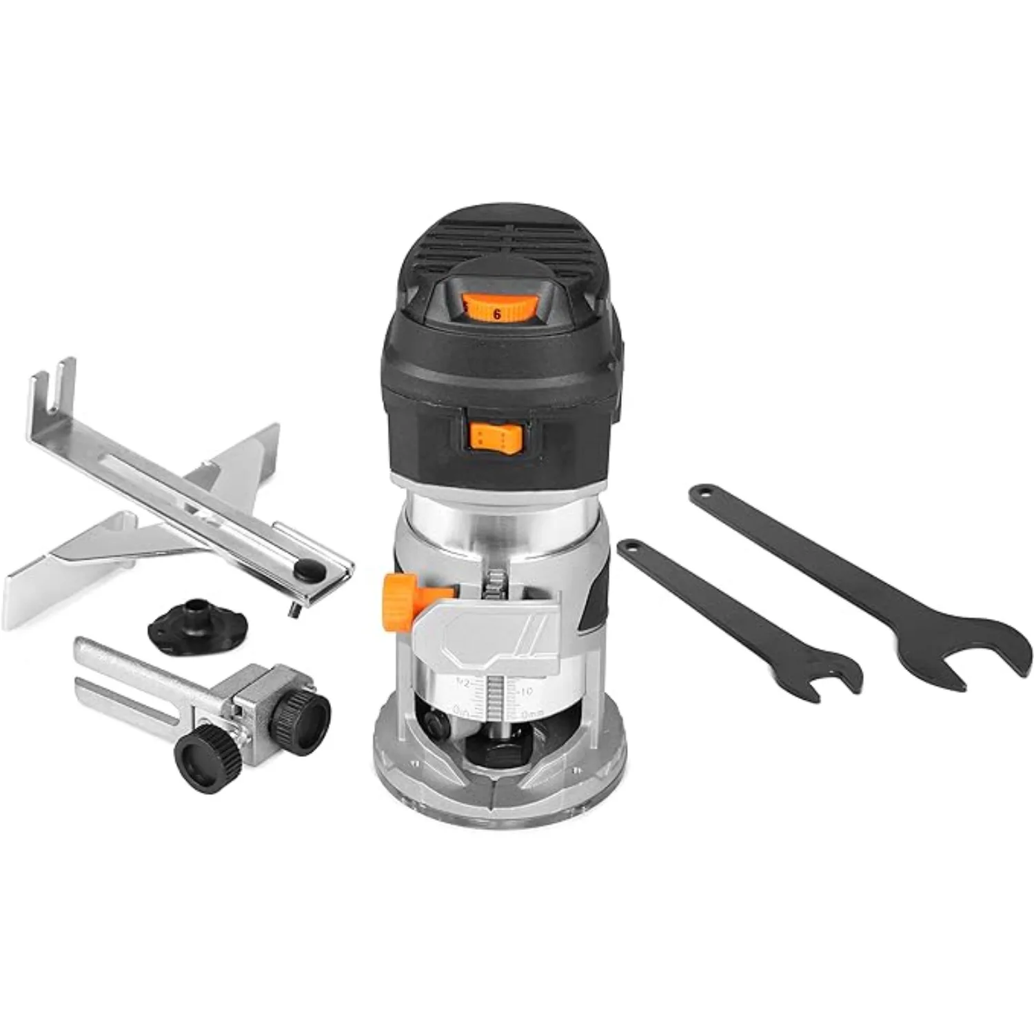 Handheld Variable Speed Laminate Trim Router 6-Amp for Woodworking