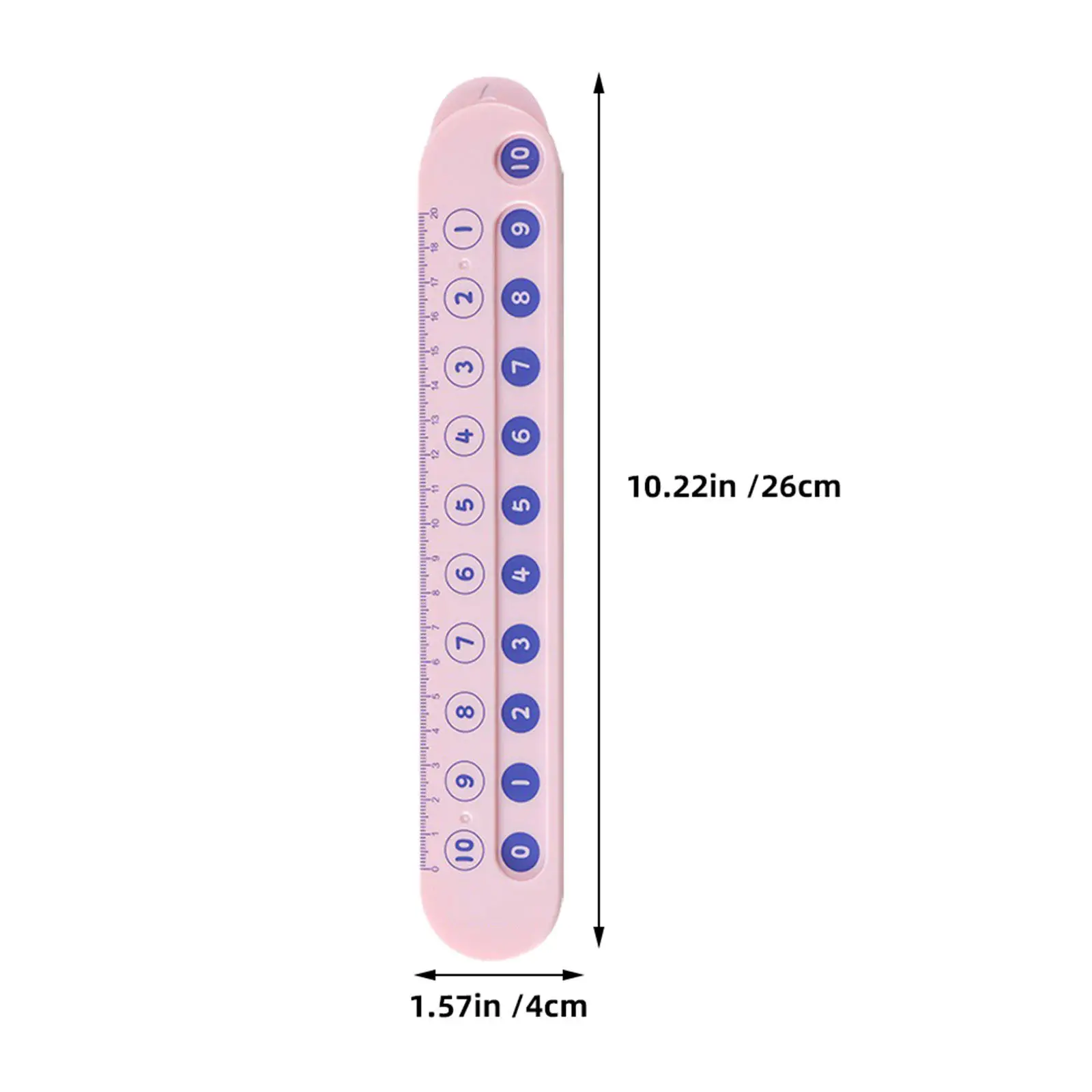 2Pcs 핑크 교실 수학 자자 어린이를위한 산술 교육 도구 유치원 학습 추가 뺄셈 인터랙티브