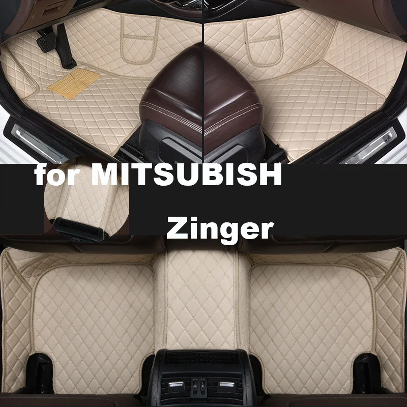 

Autohome Car Floor Mats For MITSUBISHI Zinger 2008-2013 Year Upgraded Version Foot Coche Accessories Carpetscustomized