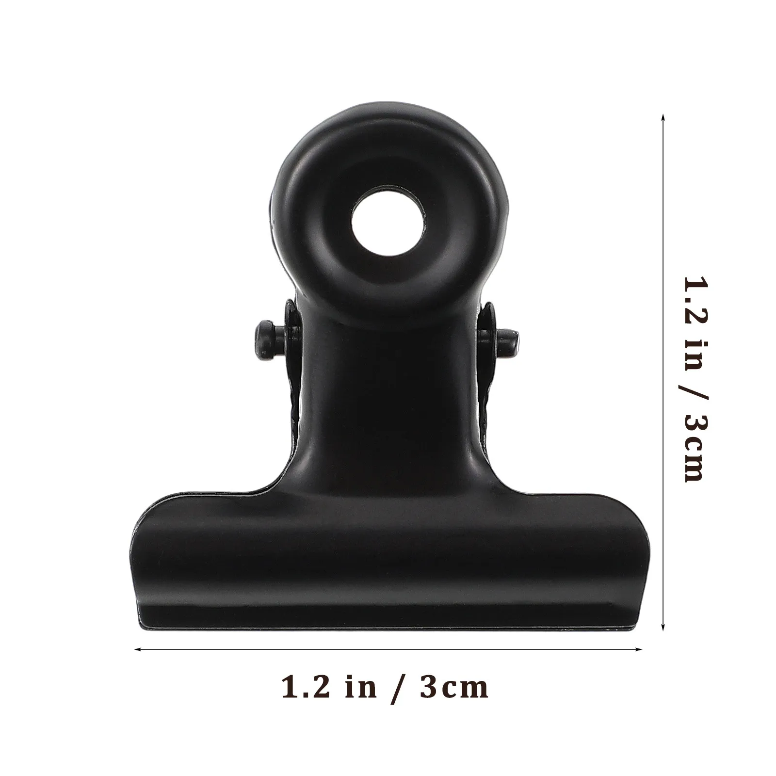 10Pcs 플라스틱 모양 클립 금속 그립 스테인레스 스틸 티켓 클립 사무실 홈 문서 빌 노트 종이 클램프 문구 용품