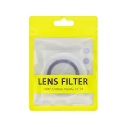 Multi - Coated Optical Glass UV Protective Lens Filter (Black)