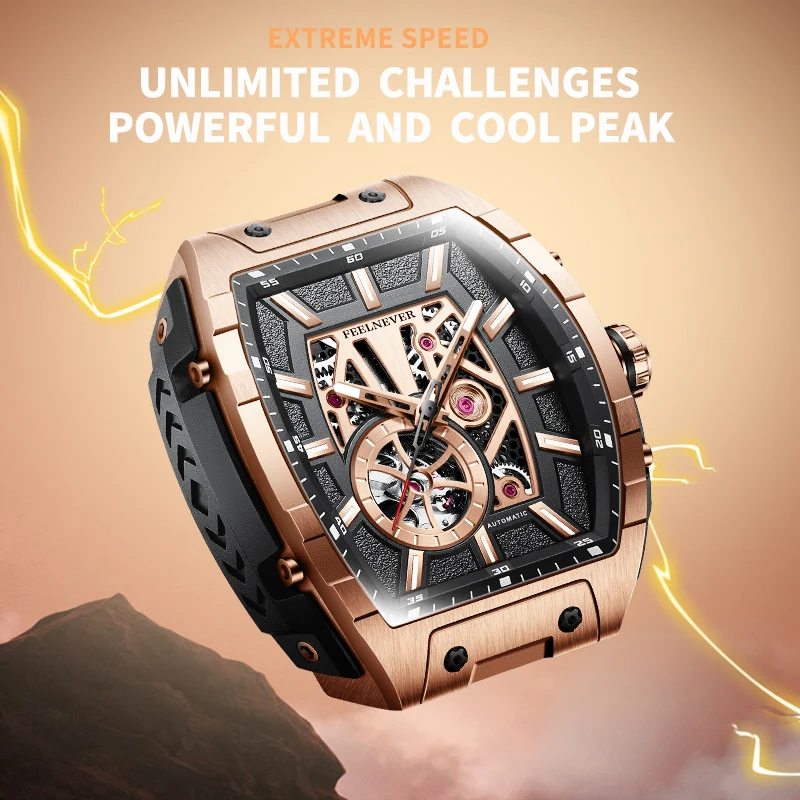 LIGE Business Watch Men MIYOTA8250 Movement Sapphire Glass Men's Mechanical Wristwatch Automatic Watch Men Montre Homme