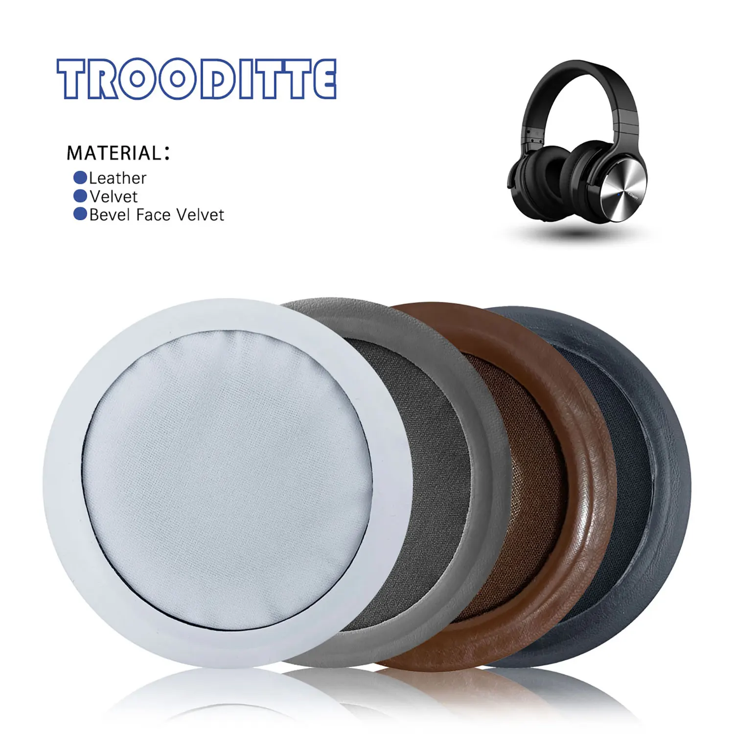 Almohadillas De Repuesto Para Auriculares Cowin SE7/SE7 PRO Piel De  Proteína Suave