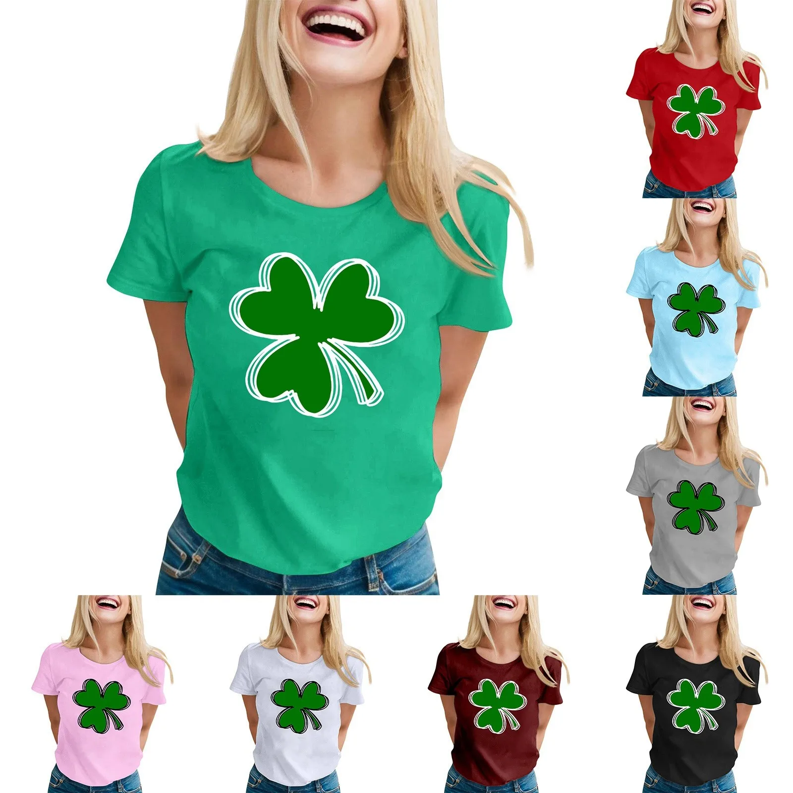 

Женская футболка, Модный повседневный свободный облегающий пуловер с принтом, новый облегающий топ с круглым вырезом и коротким рукавом, женский топ