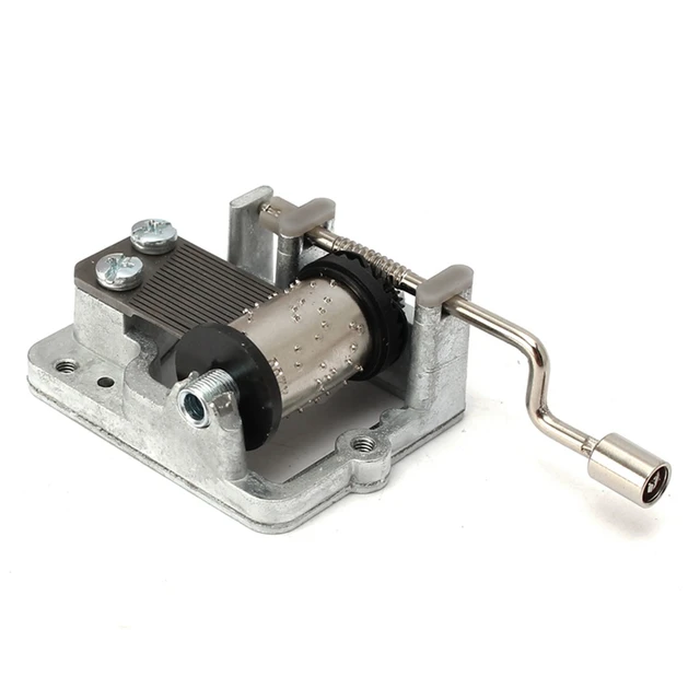 Mini Kézi Forgatókönyv Zenei Mozgalom Diy Doboz Dekoratív Gyűjtemények Aranyos Belső Mozgalmak Karácsonyi Születésnapjára - Image 4