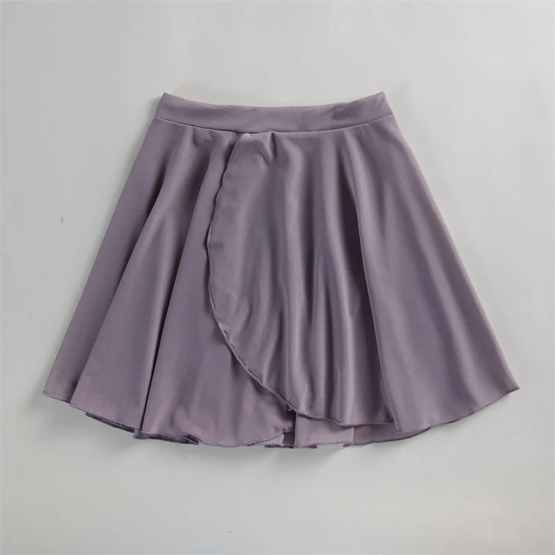 Mesh Spandex Girls Women Adult Yoga Ladies Sports Wear Ballet Dance Skirts