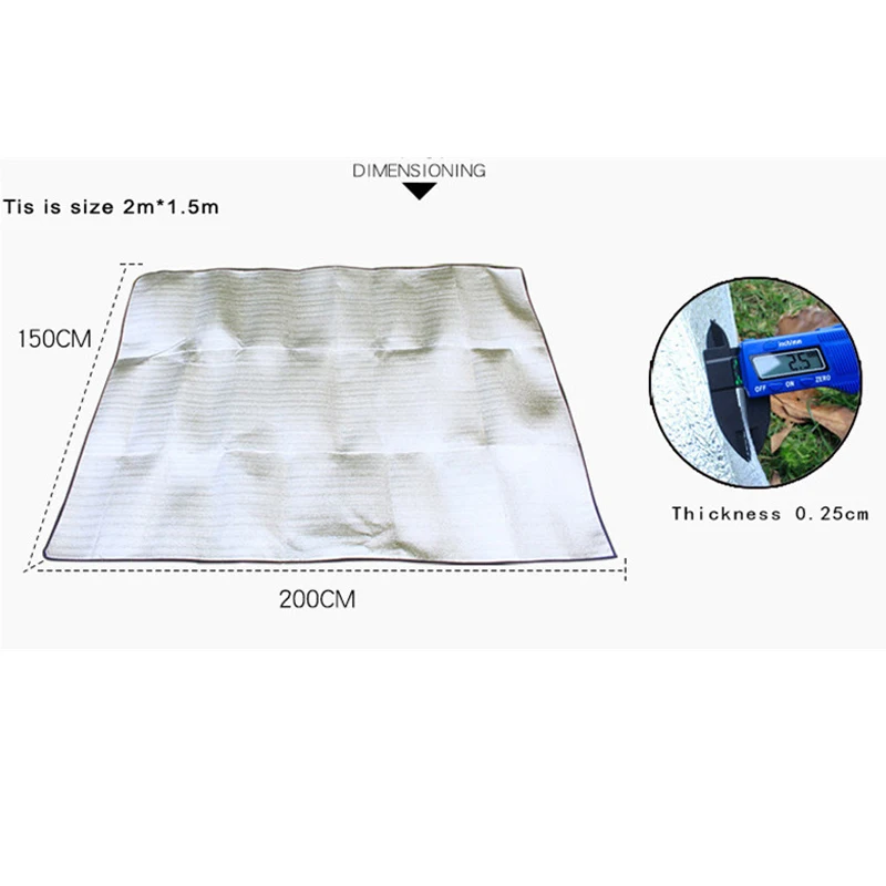 Aluminum Camping Ground Mat Camping Mats = Tent Mats Camping Boutique