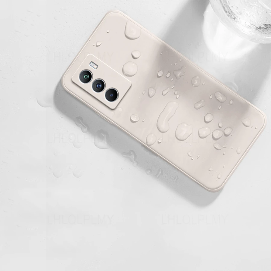 Square Liquid Silicone Soft Phone Case - Durable & Stylish Protective Cover