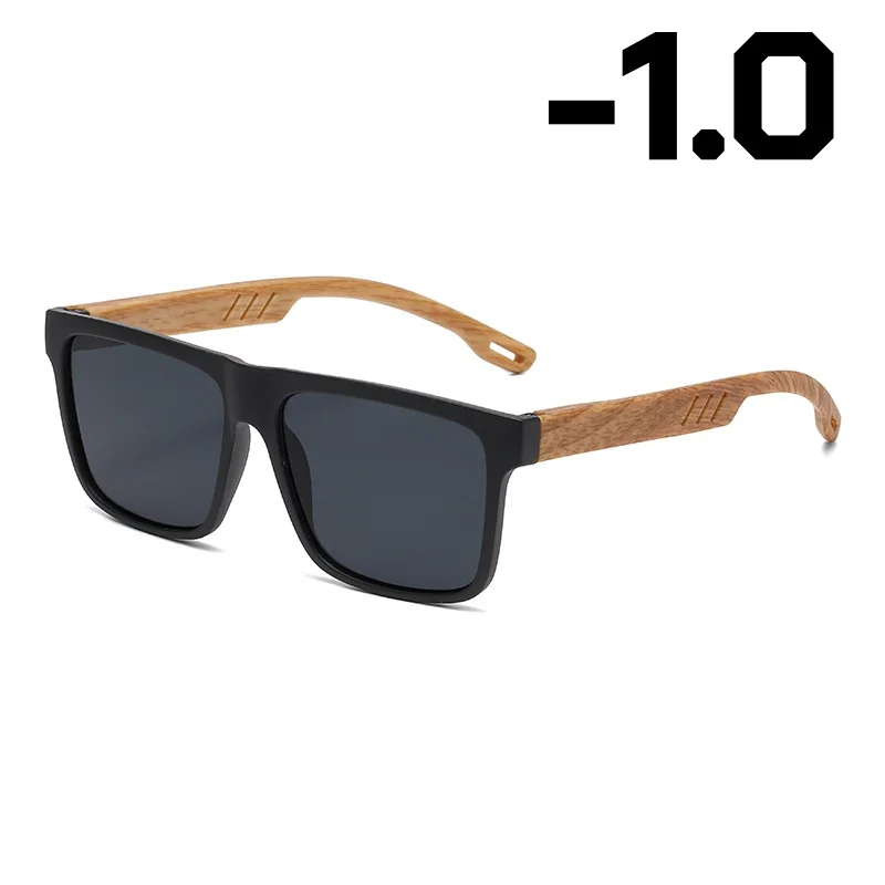 Men's Large Frame Myopia Sunglasses - New Fashion Design with Minus Diopter Sunshade