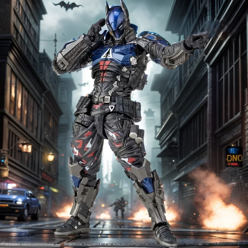 Hot Toys Batman Arkham Knight Action Figure Yamaguchi 024 Mobile Batman Joint Model Pvc Collection Doll Toys Regali Di Compleanno