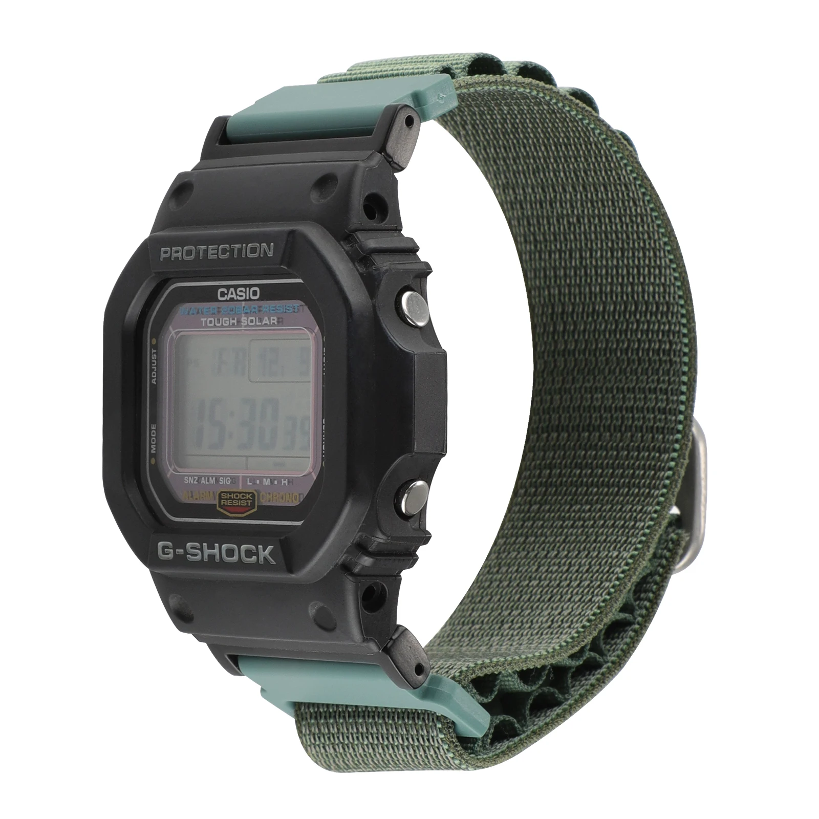 Cinturino Per Cinturino In Nylon Alpine Loop Band Per Casio Dw-5600 Gw-5035 Gw-B5600 G-5600E Gw-M5610 Dw-5600Bb