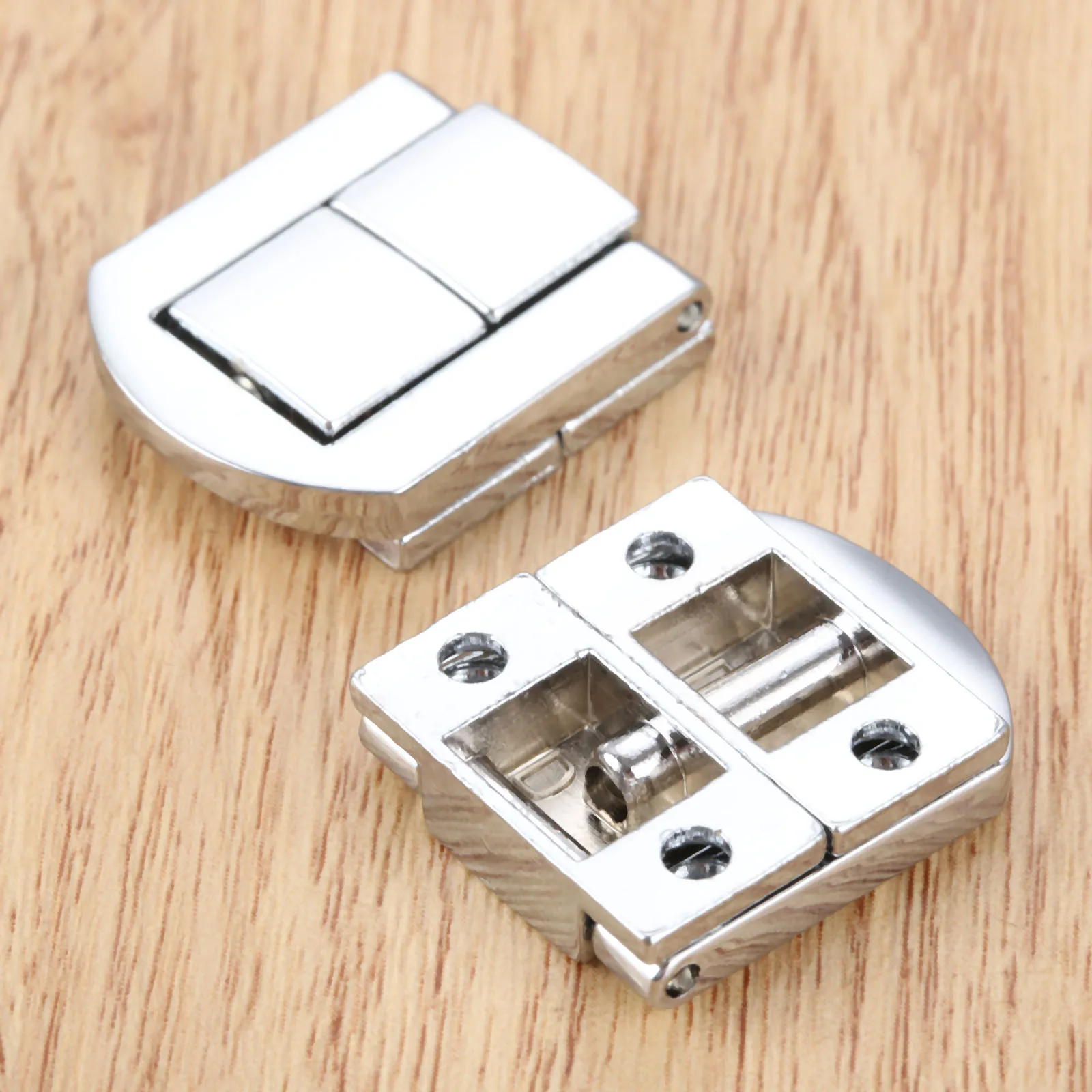 2pcs Box Latch Clasps Jewelry Wood Box Hasps Drawer Latches Decorative Suitcases Hasp Latch Buckle Clasp Furniture Hardware