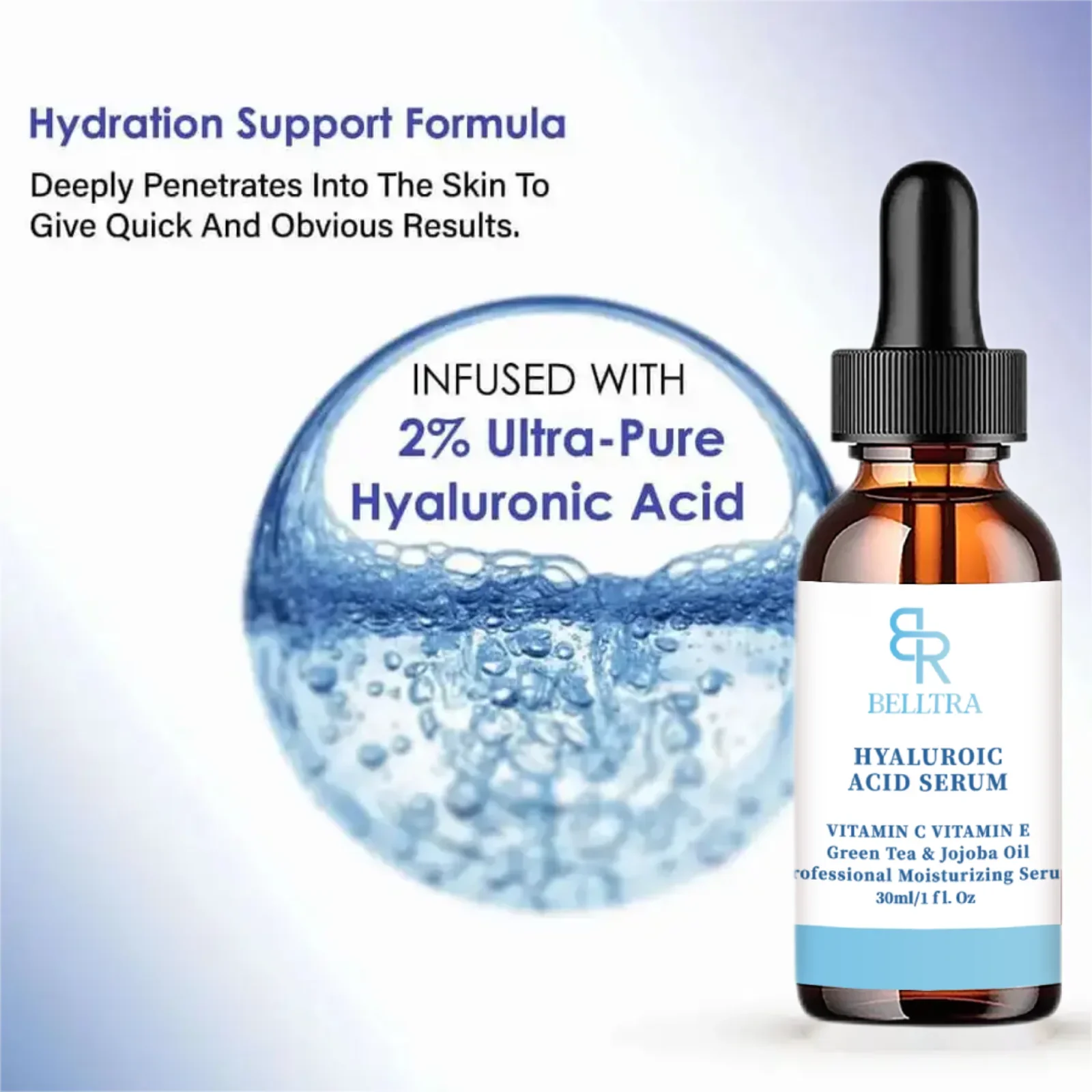 BELLTRA Face Skin Care Collagen Serum Retinol Vitamin Anti-Aging Wrinkle Moisturizing Whitening Shrink Pores