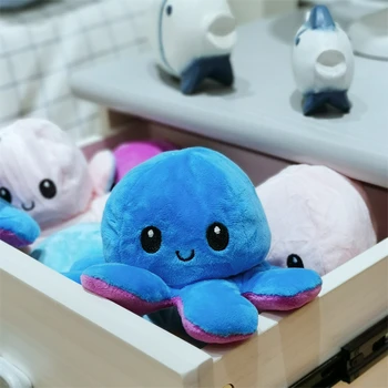 Reversible / Flip Octopus Plush Toy