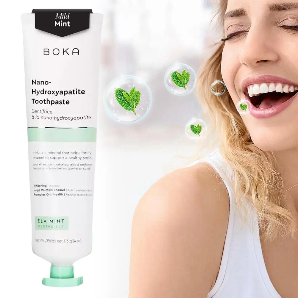 Fluoride Free Toothpaste For Sensitive Teeth Mint Flavor Recommended For Adult & Kids Oral Care