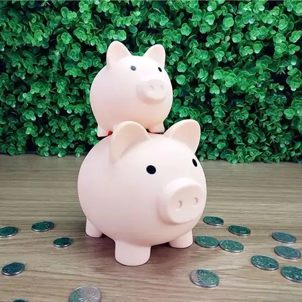 Salvadanaio a forma di maialino creativo in plastica per bimbi_voghion.com