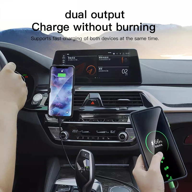 100W PD Mini Car Charger Fast Charging Car USB Type C