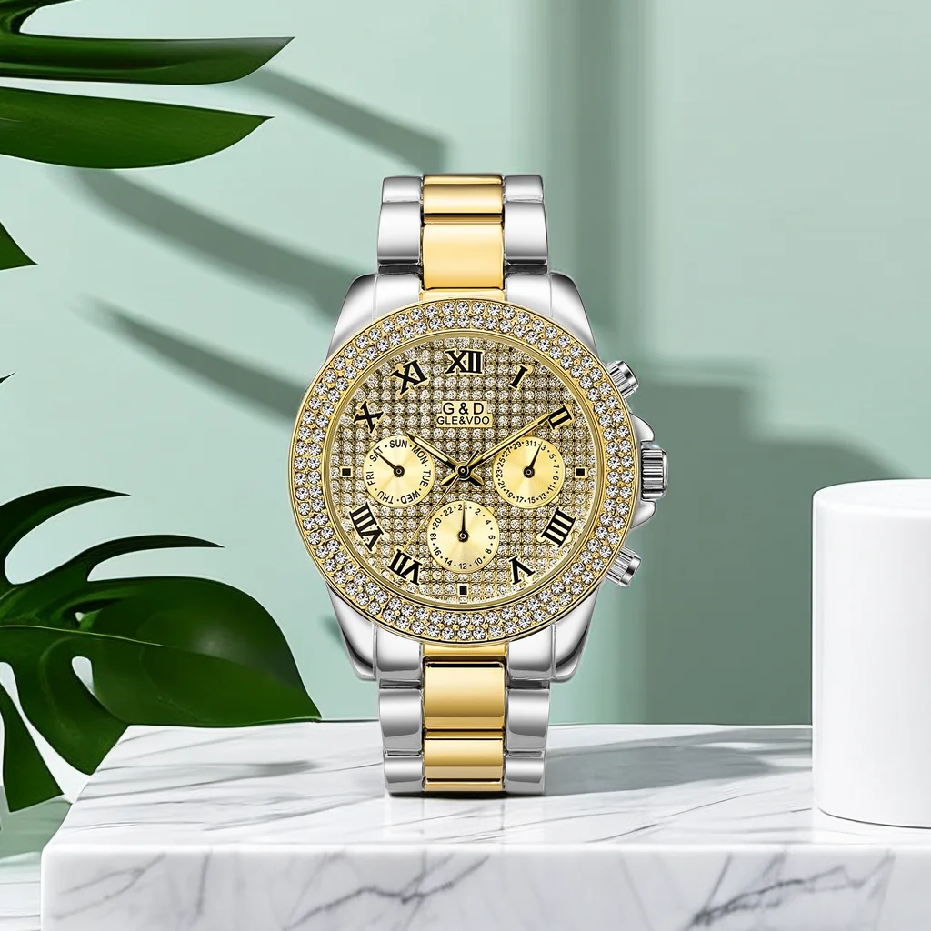 

Часы мужские кварцевые с японским механизмом, из нержавеющей стали