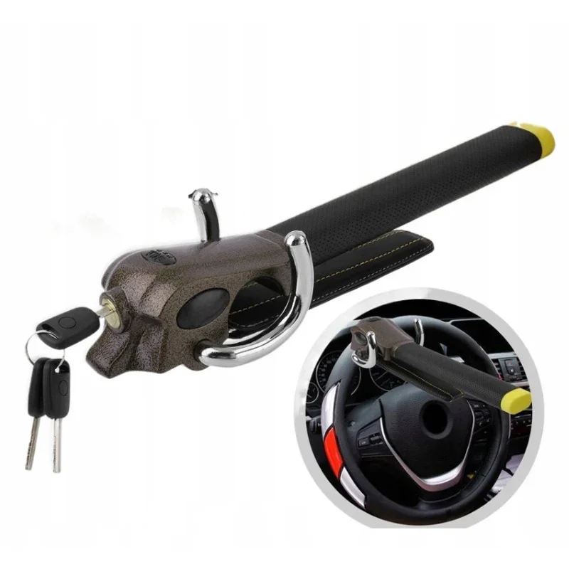 Dispositivo di protezione antifurto per blocco volante per auto Serrature di sicurezza con chiavi Accessori per automobili