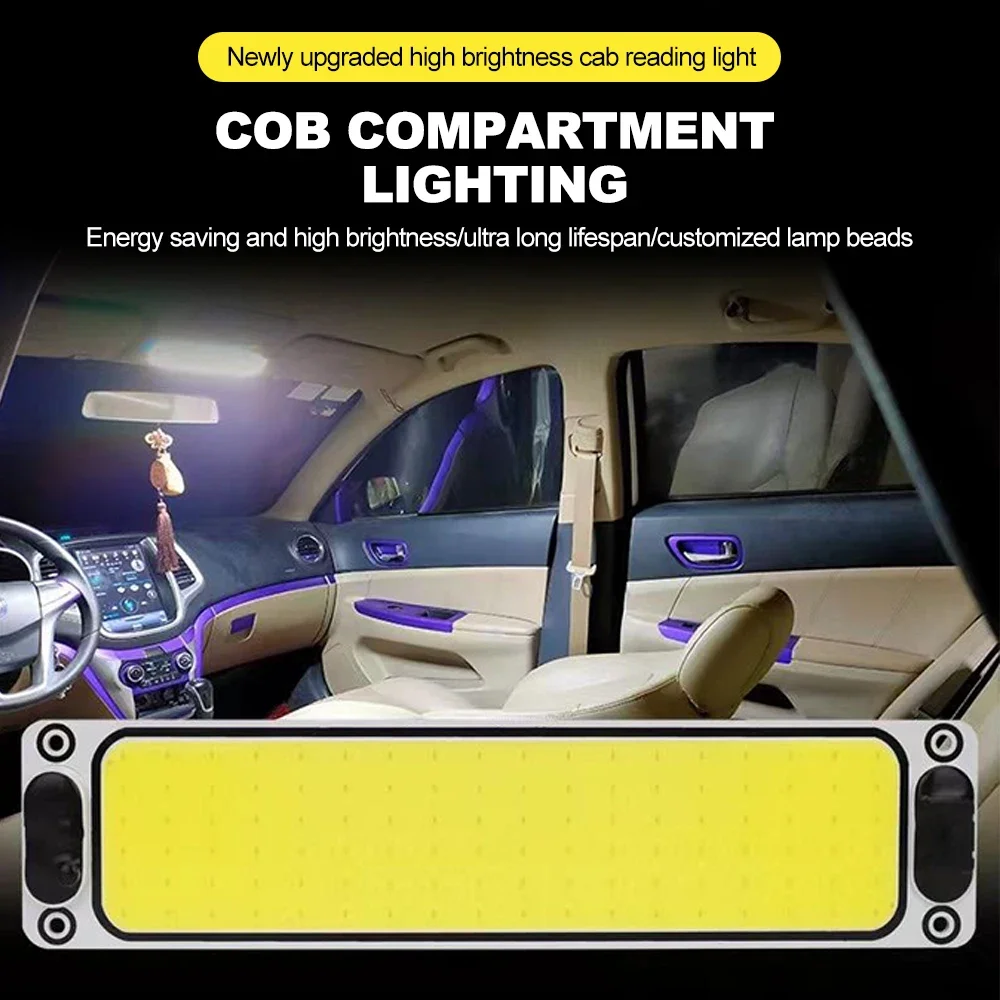 Cob Led Panel Dome Lamp Auto Car Interior