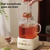 360W Mini Health Pot Portable Travel Kettle Multifunctional Tea Maker Smart Office Glass Flower Teapot Auto Keep Warm 1000ml 4