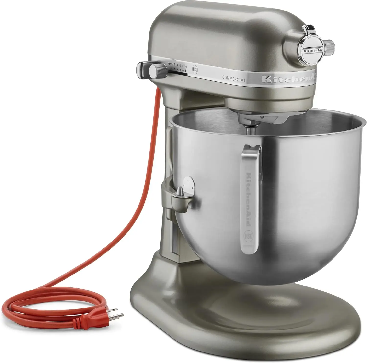 KSM8990CU 8-Quart Commercial Countertop Mixer, 10-Speed, Gear-Driven, Contour Silver 4