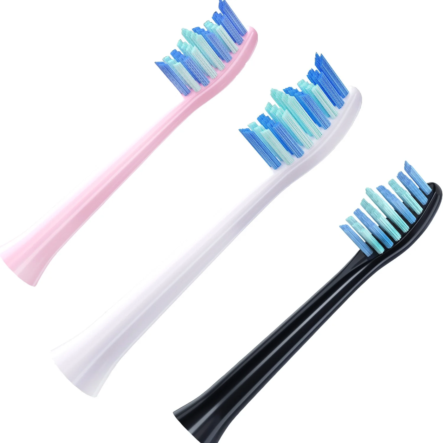 4개/팩 화웨이 하이링크 레보오 전동 칫솔 교체용 헤드 치아 클리너 및 플라크 제거용 먼지 커버 포함