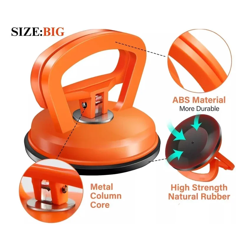 Vacuum Suction Cup Car Dent Remover Kit Heavy Duty Vacuum Sucker Car Shape Bump Fixer Repair Tool Set Large Pull Suction Cup Dent Puller Dent Suction Cups For Tiles