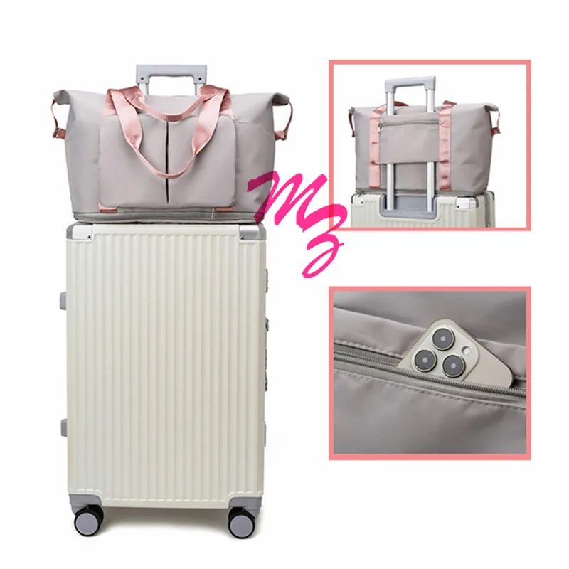

Female Gym Bags Men's Waterproof Swimming Bolsas Large Fitness Yoga Luggage Weekend Travel Handbags Suitcase For Women Sports