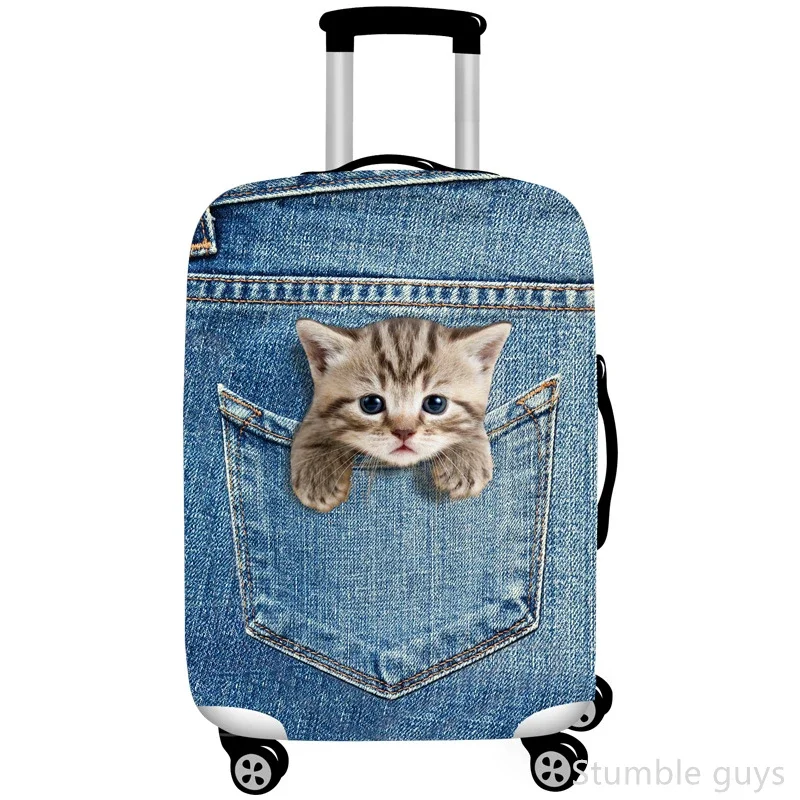 신축성 있는 방진 수하물 커버 보호용 긁힘 방지 탄성 수트케이스 슬리브 모든 여행에 필수품 18-32인치