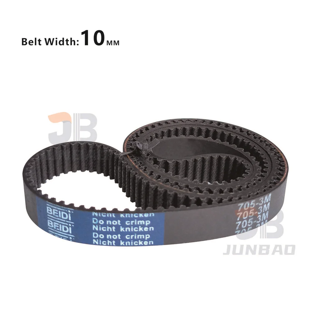 HTD3M 타이밍 벨트 528-3M  684-3M 고정밀도 및 내구성, DIY/CNC/3D 프린터 및 기타 장비에 적합한 3M