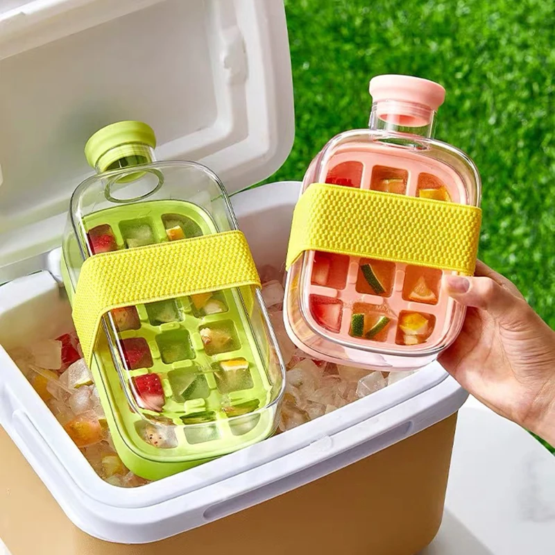 Multifunctional Ice Cube Tray Cup Outdoor Large-capacity Ice Maker Machine Press Silicone Silicone Ice Cube Mold Ice Cube Cups