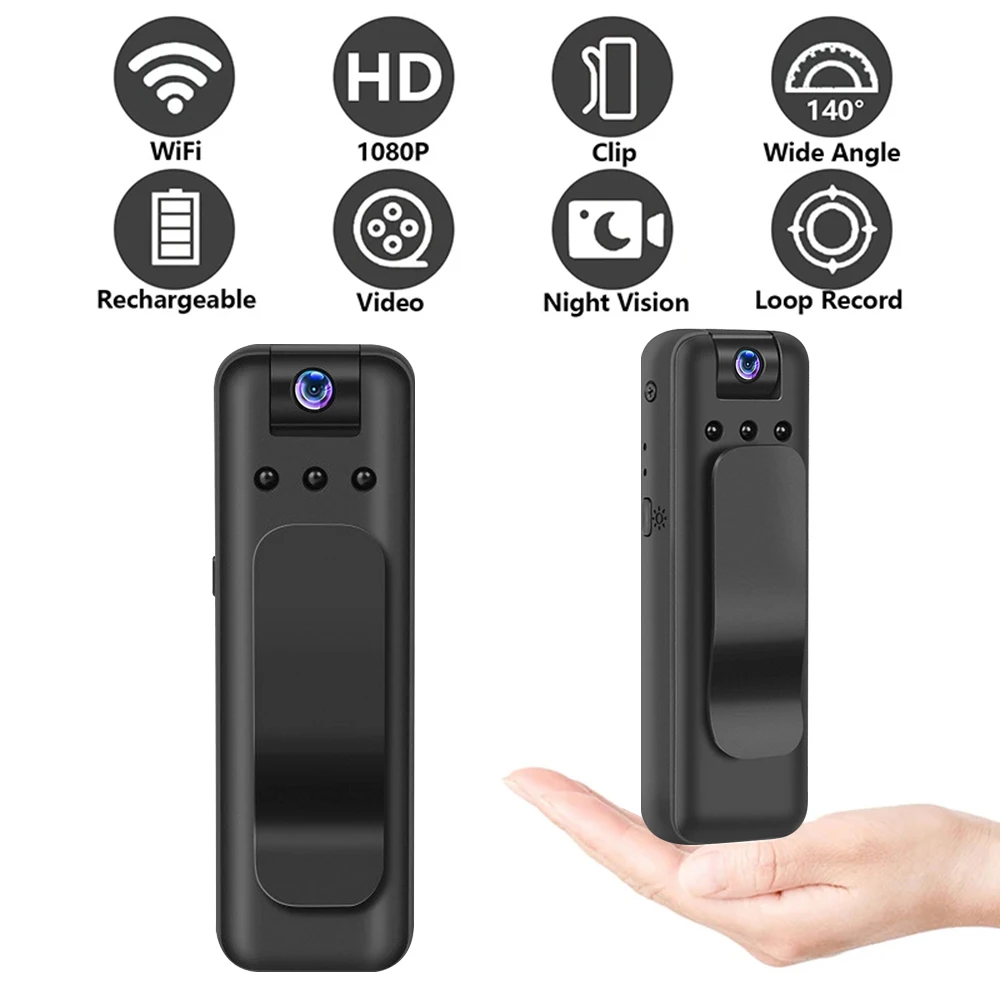 Description Picture 3 of itemMini Camera WIFI Infrared Night Vision Small Body Camera Portable Sports DV DVR Surveillance Camcorder Video Recorder