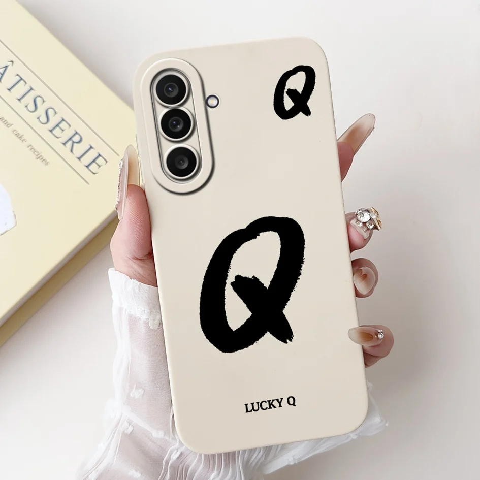 Luxury Alphabet Silicone Shockproof Case
