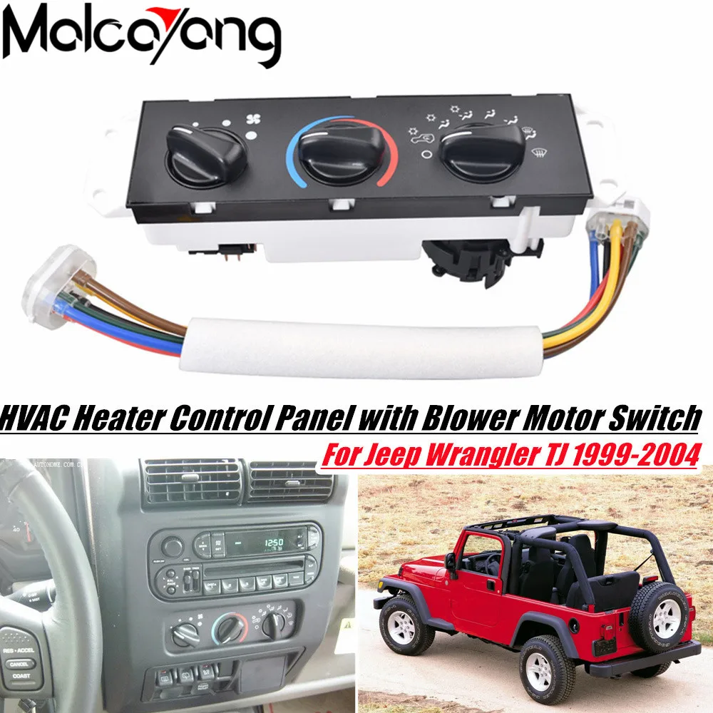 

Автомобильный Кондиционер с нагревателем правого руля и дистанционным управлением 55037473AB для Jeep Wrangler TJ 1999-2004, автомобильные аксессуары