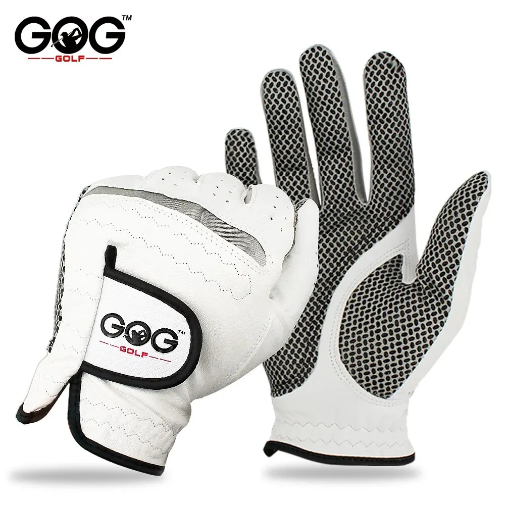 Pack 1 Pc Golf Gloves Men's Left/Right Hand Soft Breathable Pure Sheepskin With Anti-slip Granules Golf Gloves Golf Men 6